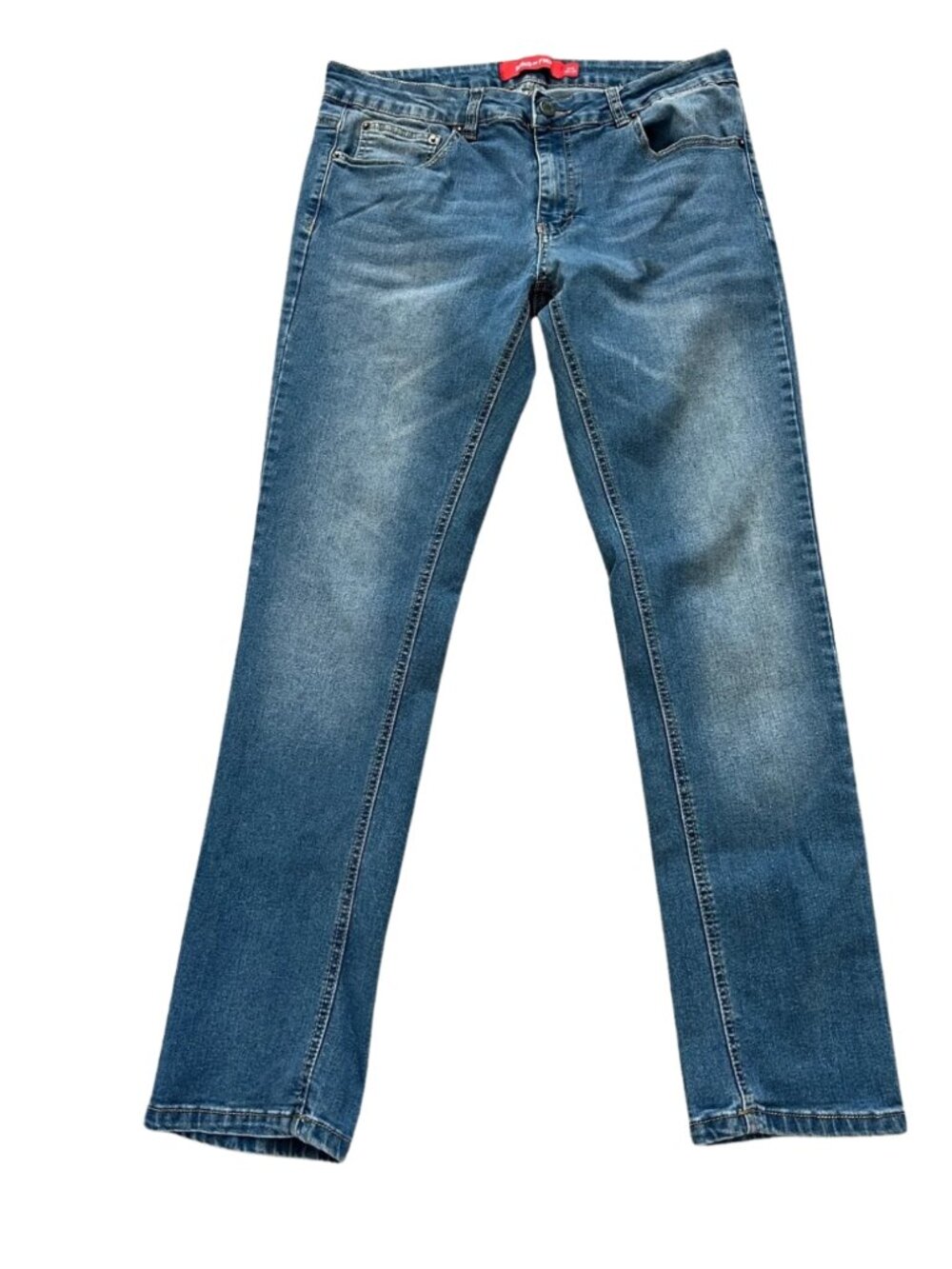 Ring of Fire Men's Faded Blue Denim Slim Straight Jeans - Size 32/30